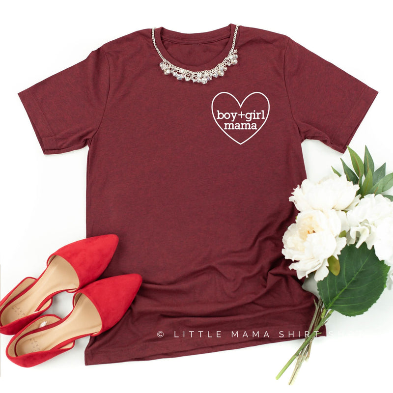 Boy + Girl Mama ♥ - Unisex Tee