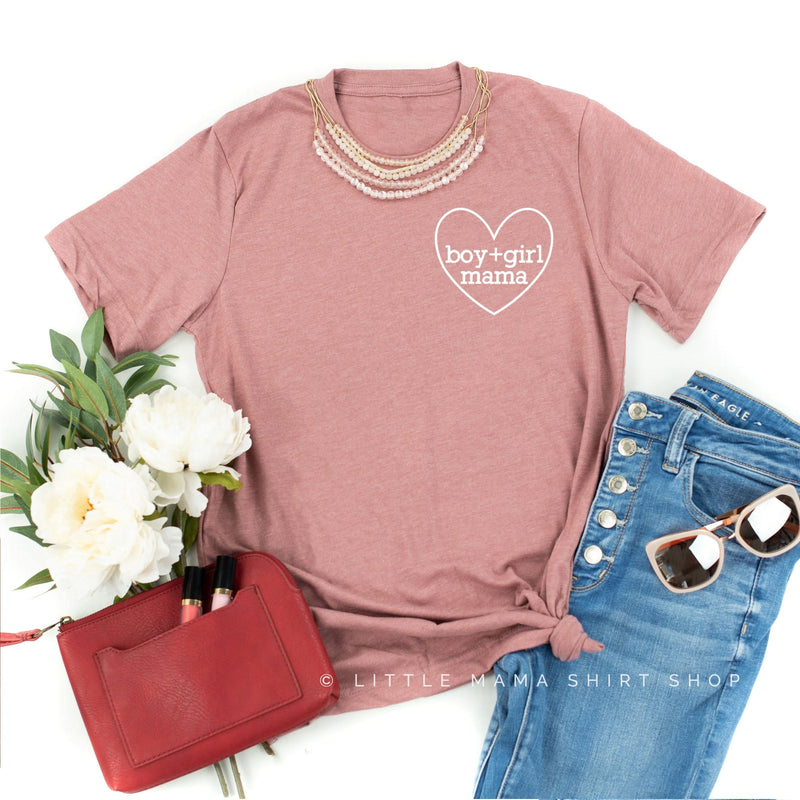 Boy + Girl Mama ♥ - Unisex Tee