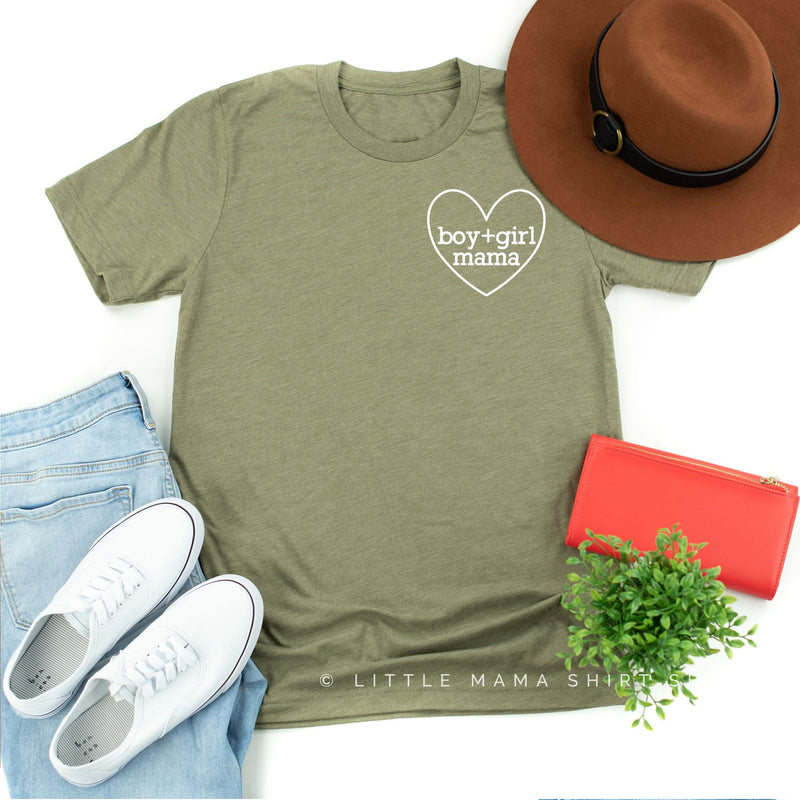 Boy + Girl Mama ♥ - Unisex Tee