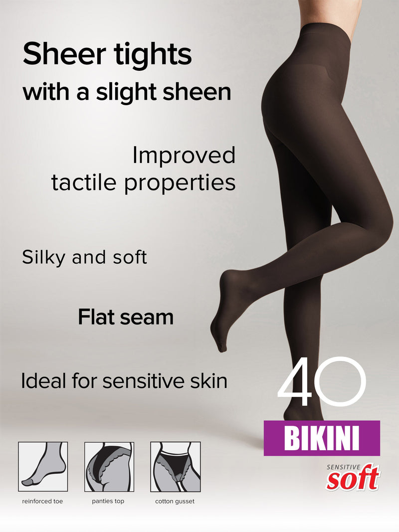 Tights Conte Bikini 40 Den - Ajour Top