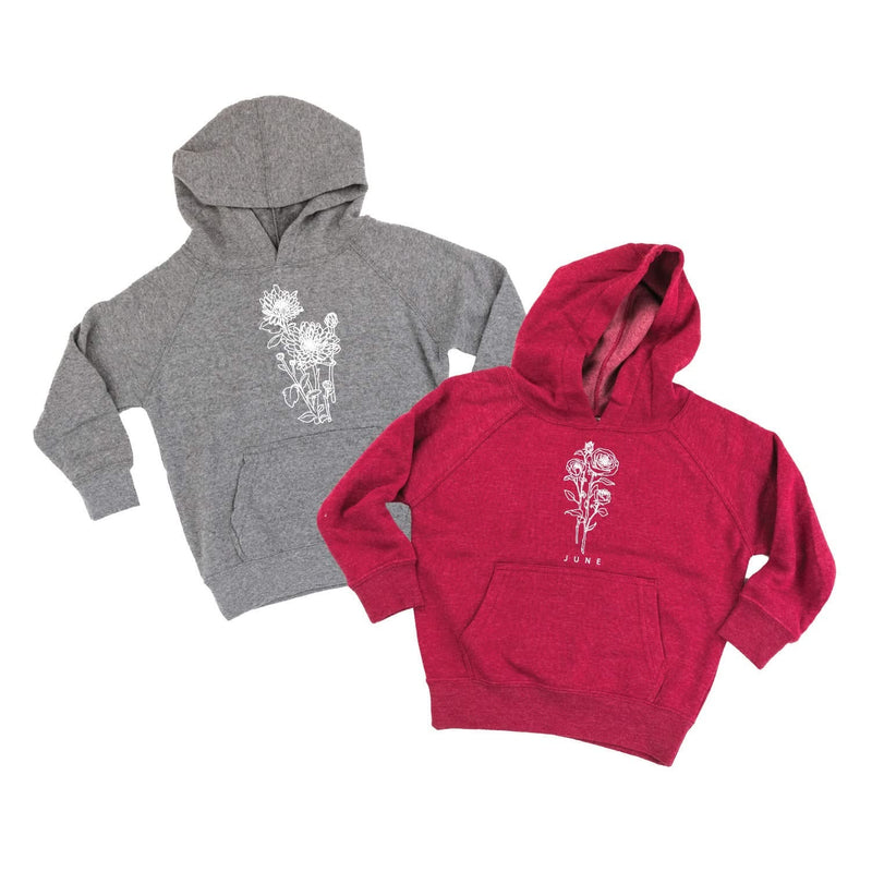 Birth Flowers (Choose Your Month/Flower) - Child HOODIE