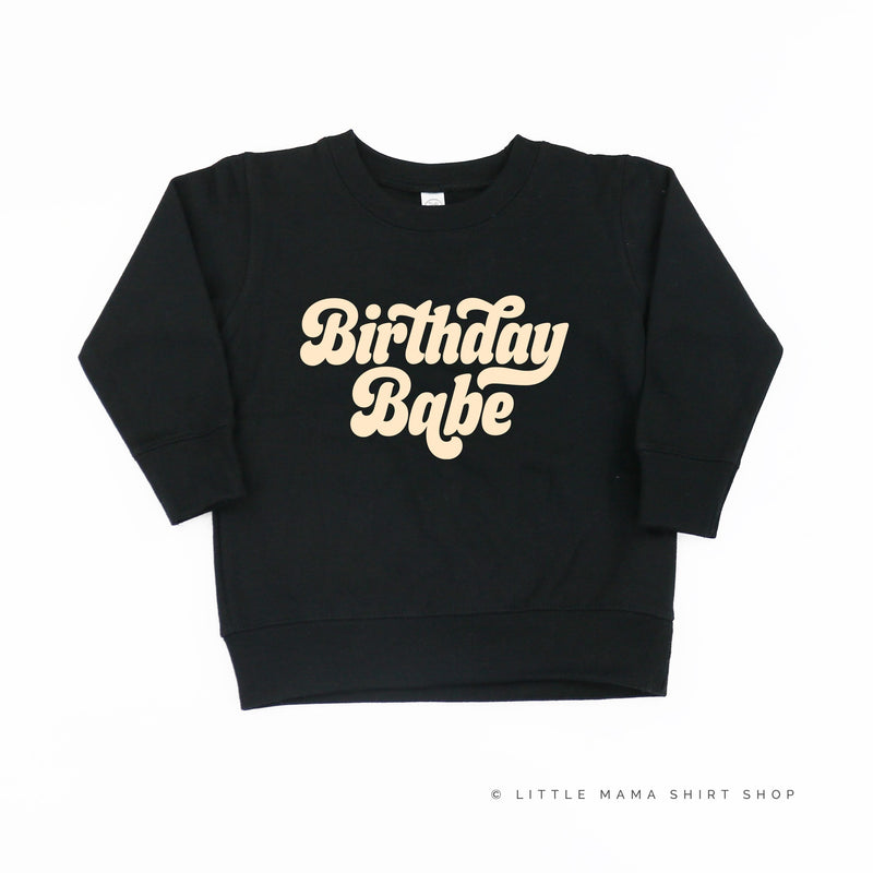 Birthday Babe (Retro) - Child Sweater