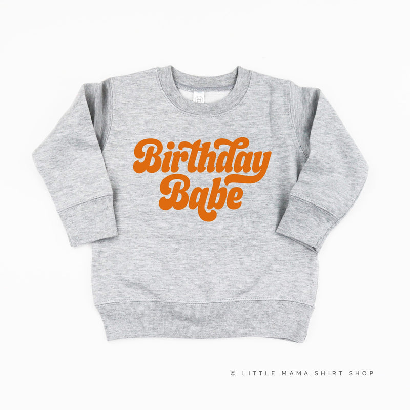 Birthday Babe (Retro) - Child Sweater