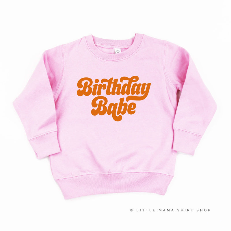 Birthday Babe (Retro) - Child Sweater