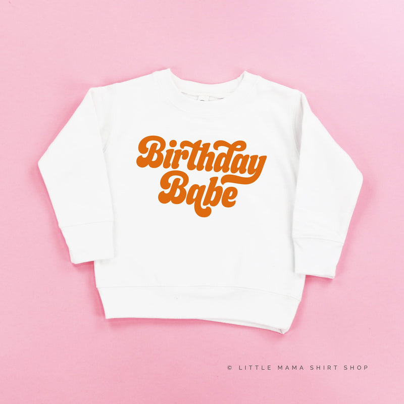 Birthday Babe (Retro) - Child Sweater