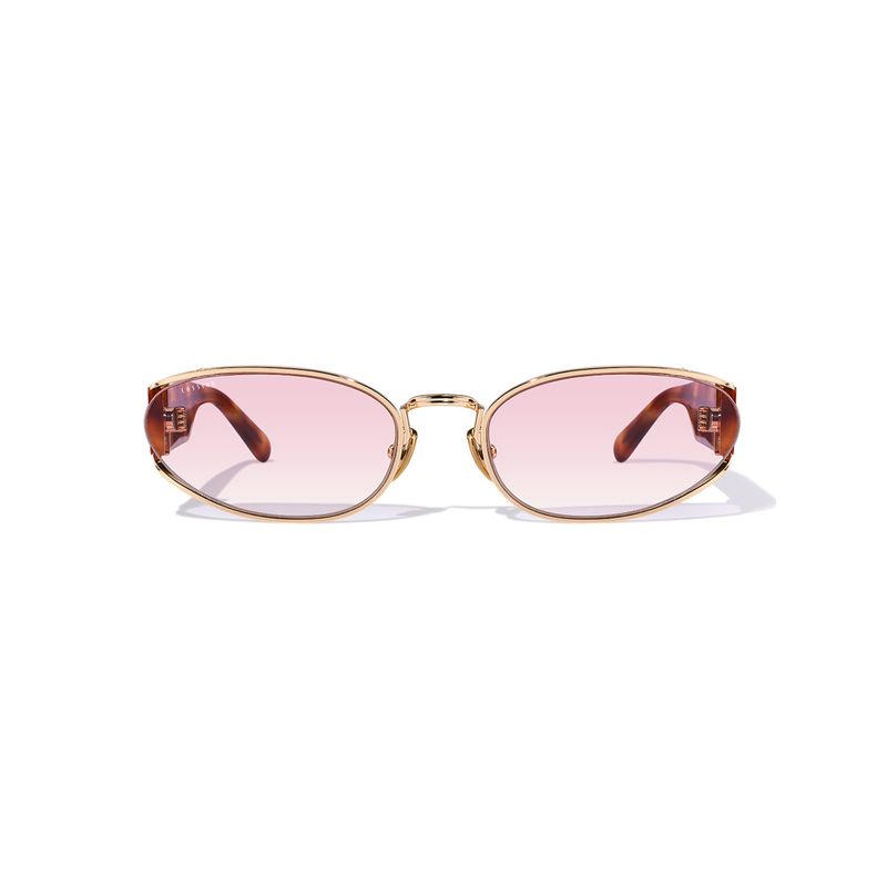 Bisou 60mm Oval Sunglasses | Pink Havana