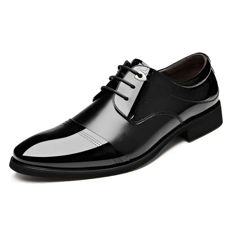 Black Patent Leather Men’s Shoes Business Dress
