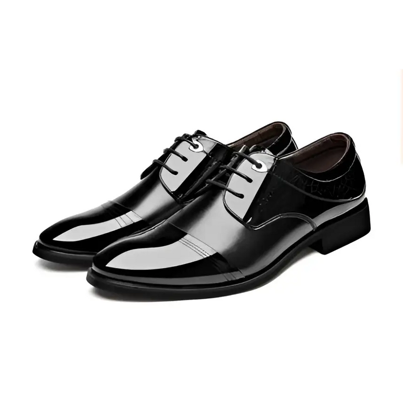 Black Patent Leather Men’s Shoes Business Dress