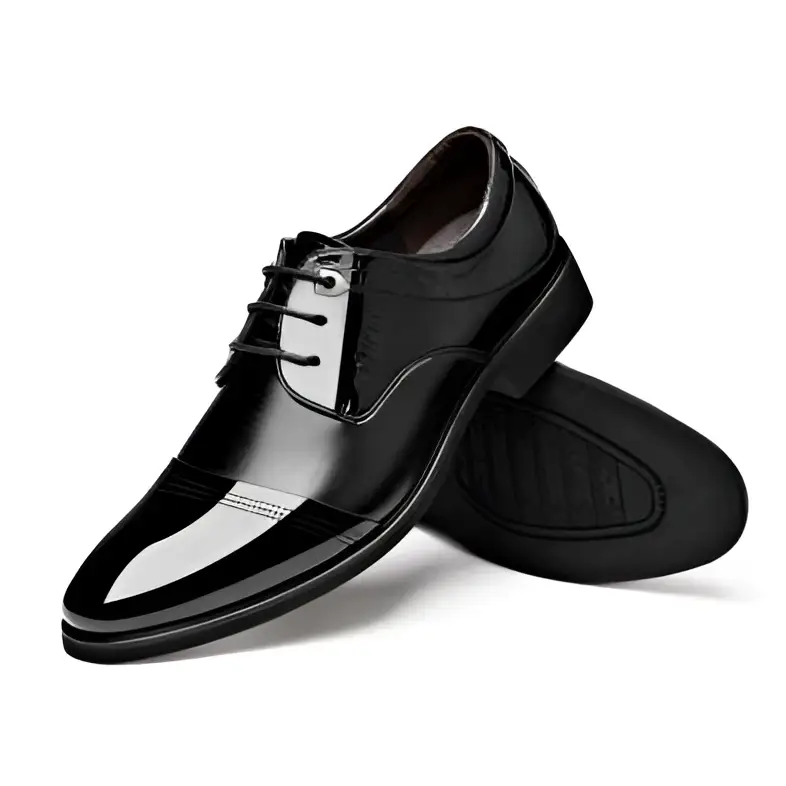 Black Patent Leather Men’s Shoes Business Dress