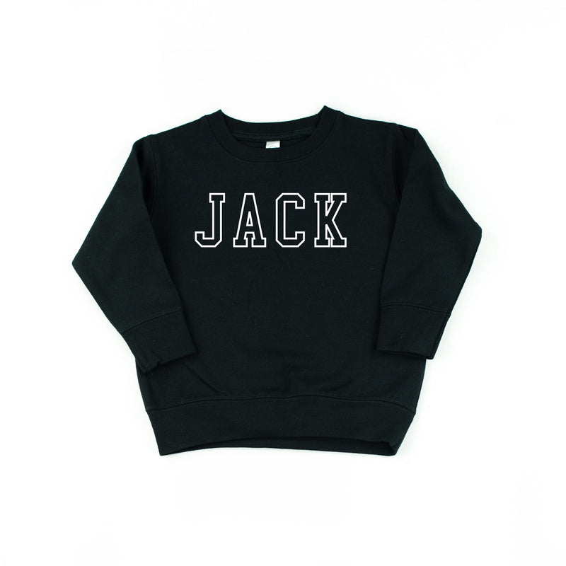 CUSTOM EMBROIDERED OUTLINE NAME - CHILD SWEATER