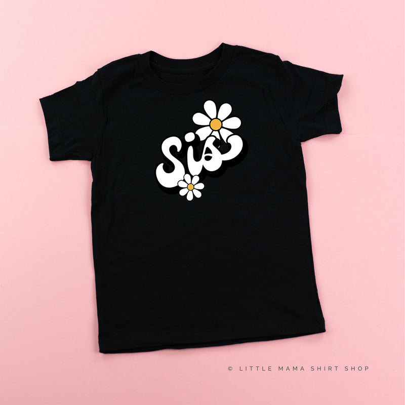 Daisy - Sis - w/ Full Daisy on Back - Child Tee