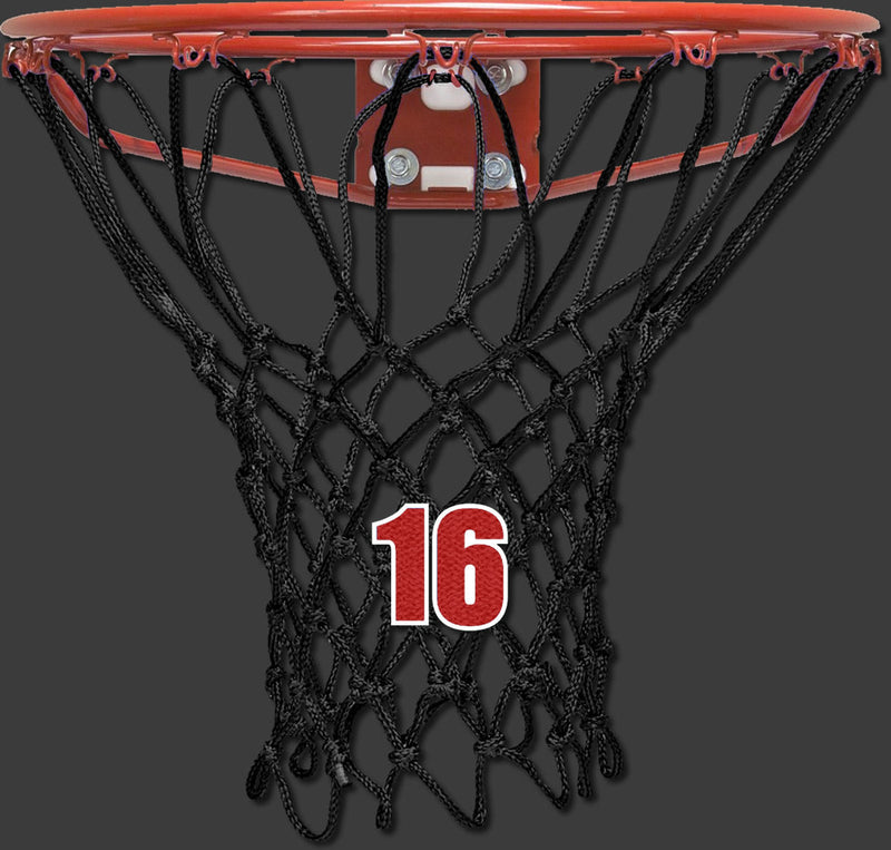 Krazy Netz Playerz Numbered Basketball Rim Net