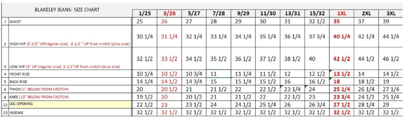 Blakeley Romi Medium Wash Jeans - Size 13 available