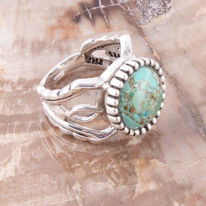 Blessing Blue Turquoise and Sterling Silver Ring