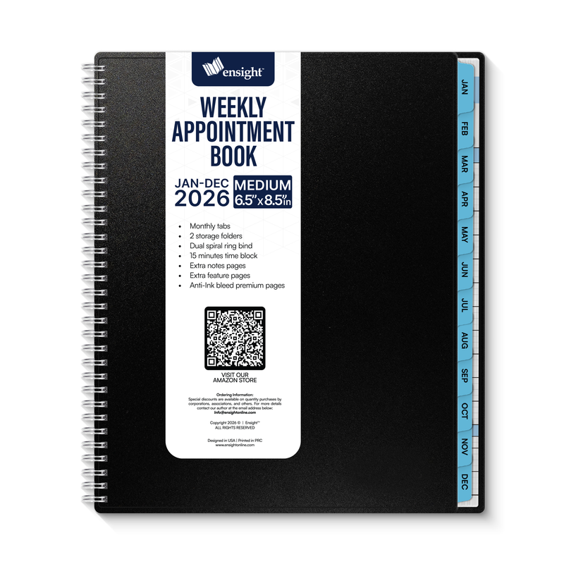 2026 Jan-Dec Appointment Book & Planner