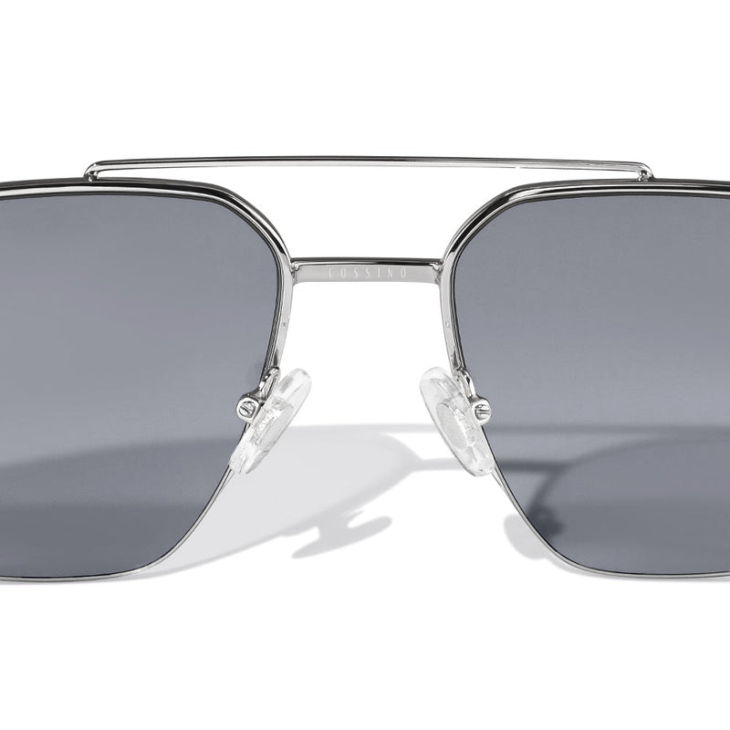 Bold Black 56mm Aviator Sunglasses | Black