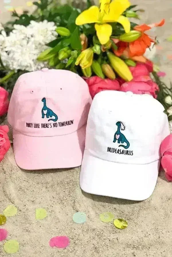 Brideasaurus Dad Hat - Dino Wedding Cap - Bachelorette Party - Adjustable