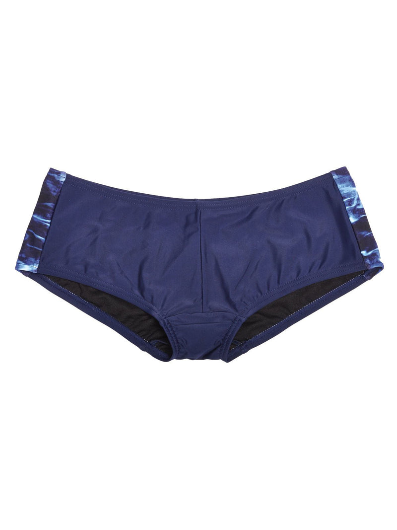 Women's Camo Swim Boyshort - Anemone Marlin Hunting Bikini Bottom - Wilderness Dreams