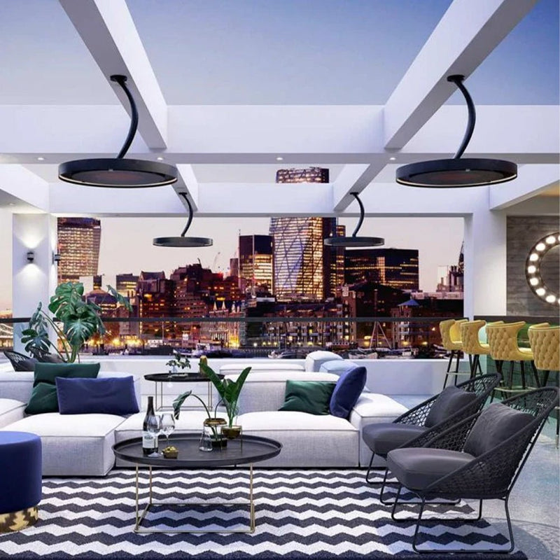 Bromic Heating Eclipse Smart-Heat™ 28-Inch Dual Element 240V Electric Infrared Patio Heater, 2900W [BH0920001-1] (SAK41624)