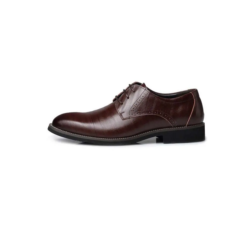 Brown Leather Oxford Dress Business Shoes