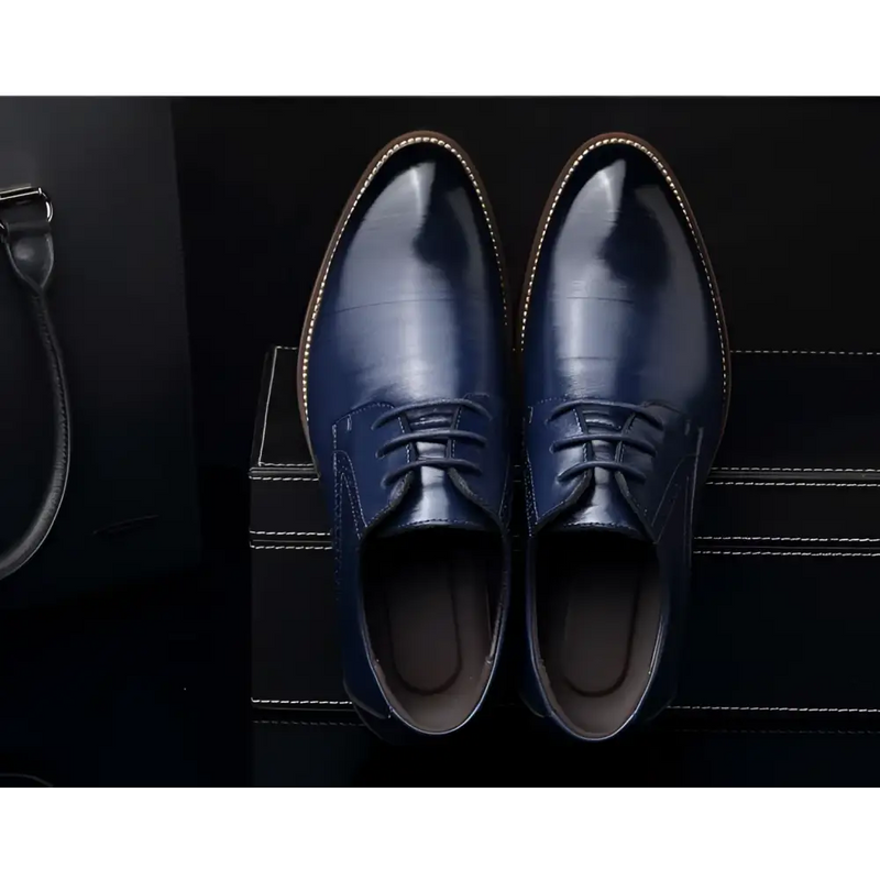 Brown Leather Oxford Dress Business Shoes
