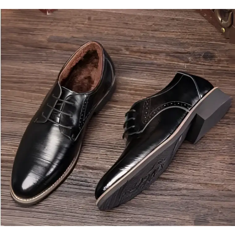 Brown Leather Oxford Dress Business Shoes