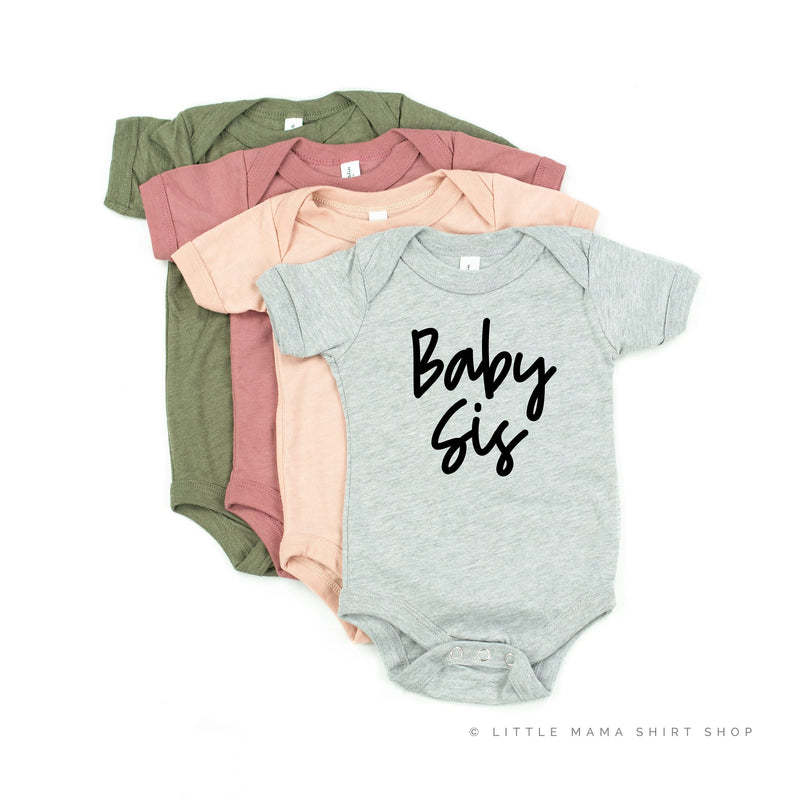 Baby Sis (Cursive) - Child Tee