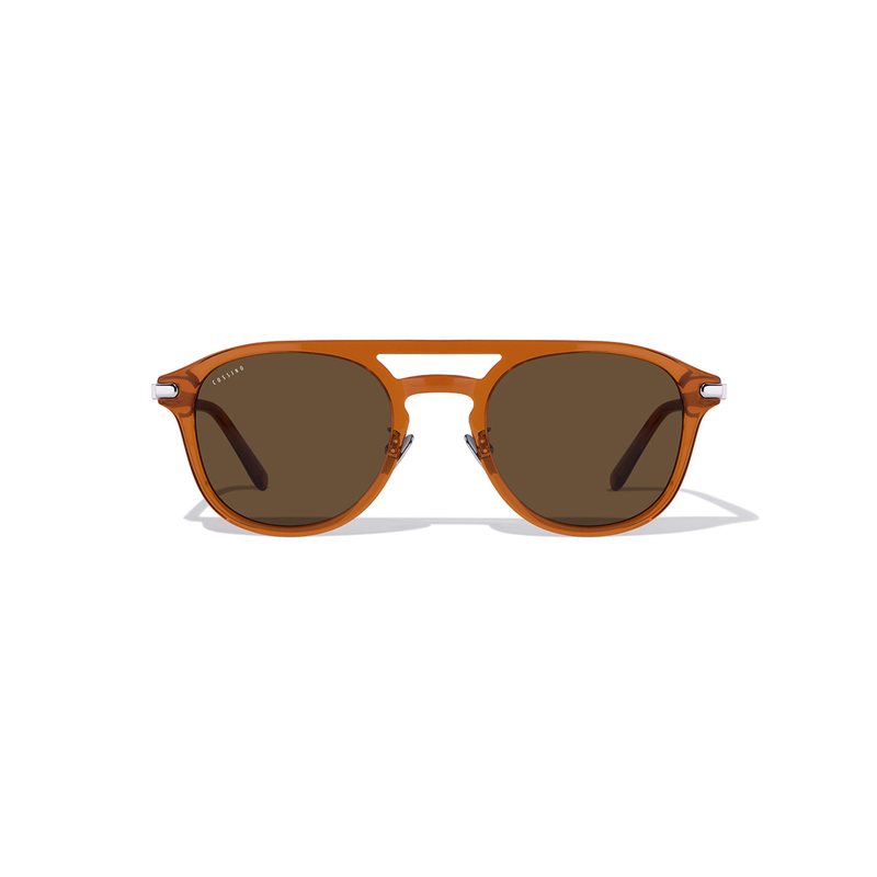 Coast 50mm Double Bridge Sunglasses | Burnt Orange