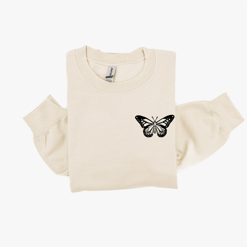 BUTTERFLY - BASIC FLEECE CREWNECK