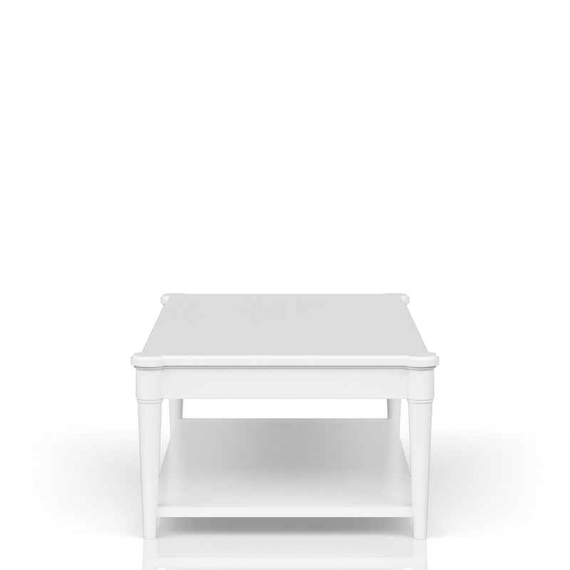 Cocktail Table With Two Storage Drawers And Casters