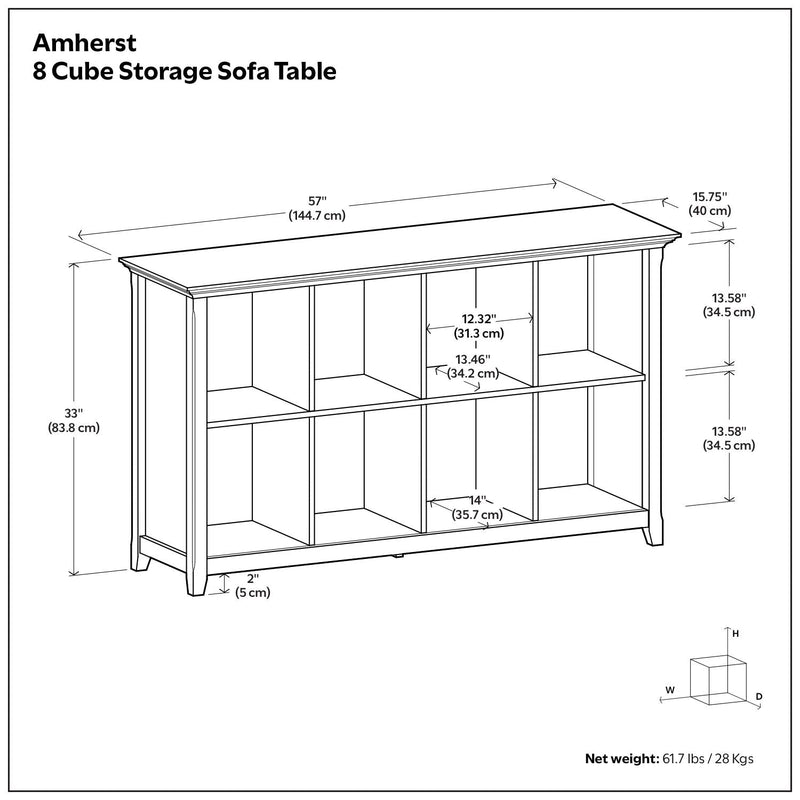 Amherst - Cube Storage Bookcase