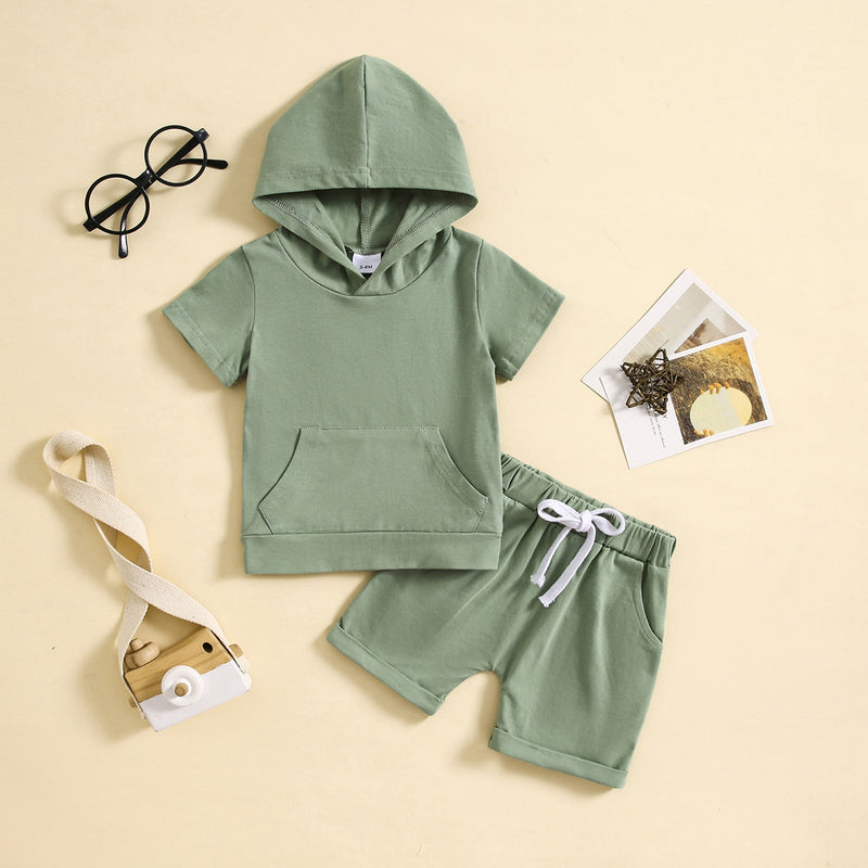 Children's Short-sleeved Shorts Two-piece Sports