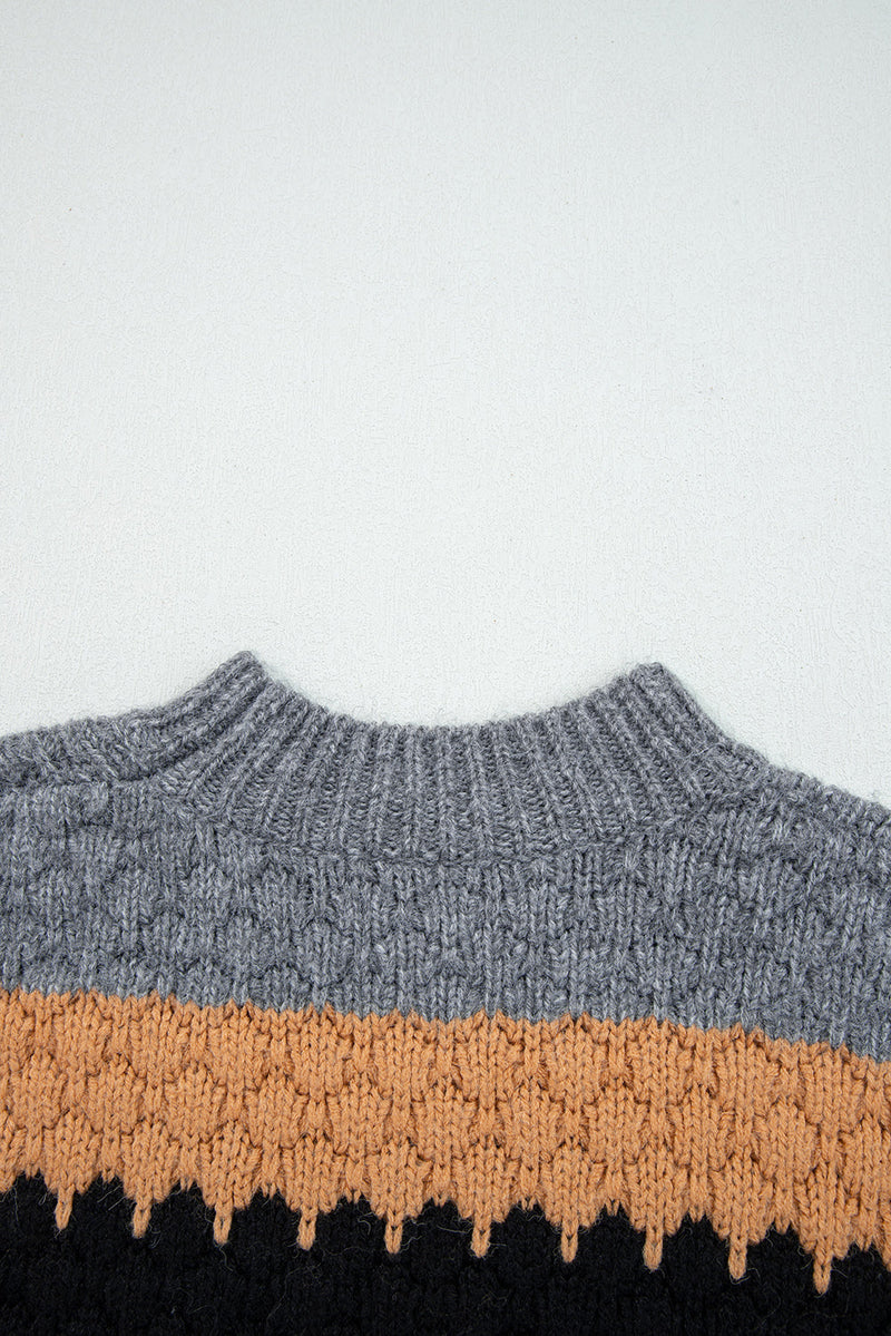 Abigail Block High Baggy Sweater