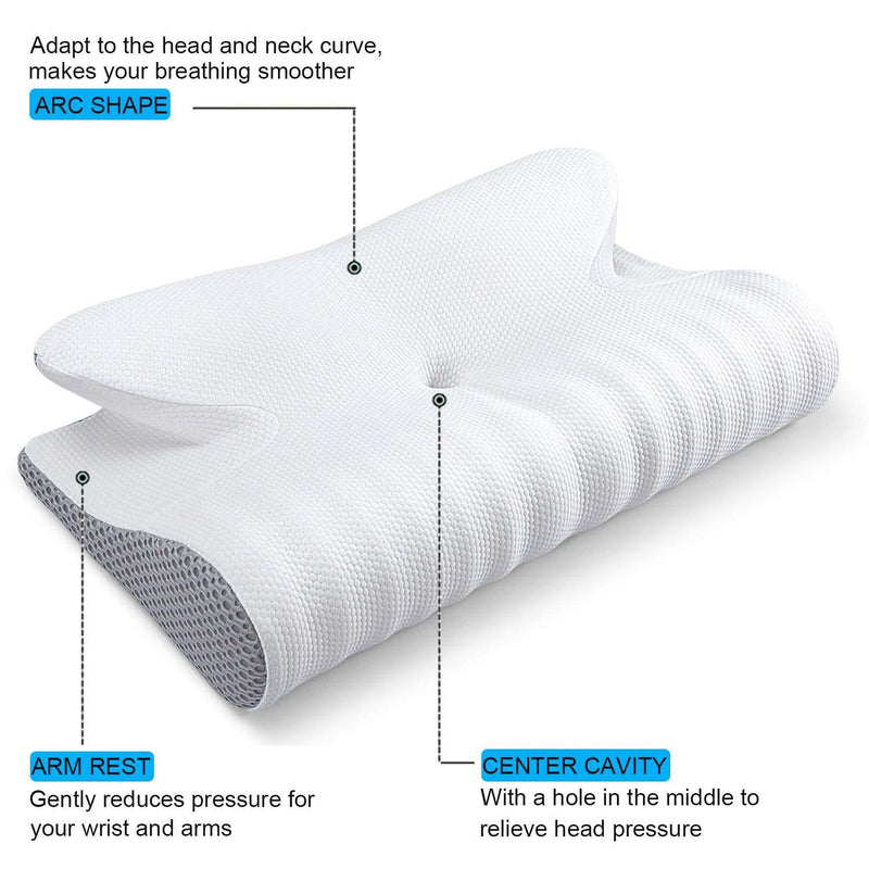 Contour Memory Foam Cervical Pillow | Ergonomic Orthopedic Design