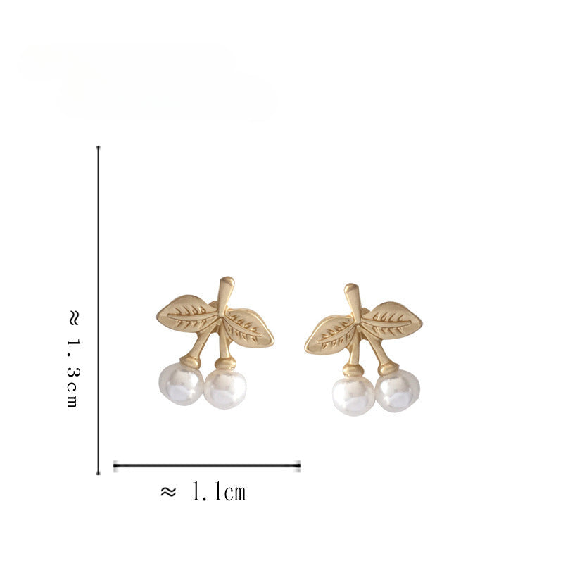 Pearl Cherry Earrings