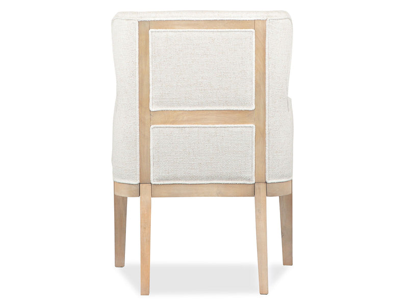 Somerset - Dining Arm Chair With Upholstered Seat & Back (Set of 2) - Butternut and Omari Natural
