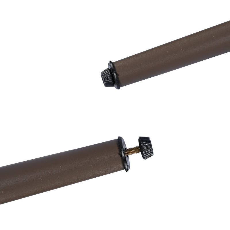 4-Piece Outdoor Patio Furniture Set with Metal Frame and Woven Rope