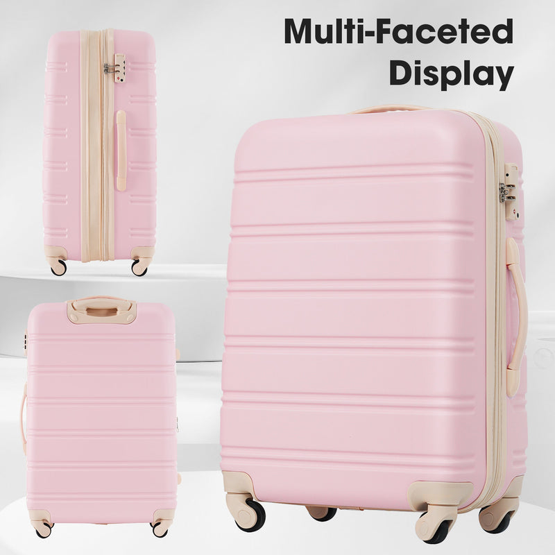 Hardshell Luggage Sets 2Pcs + Bag Spinner Suitcase with TSA Lock