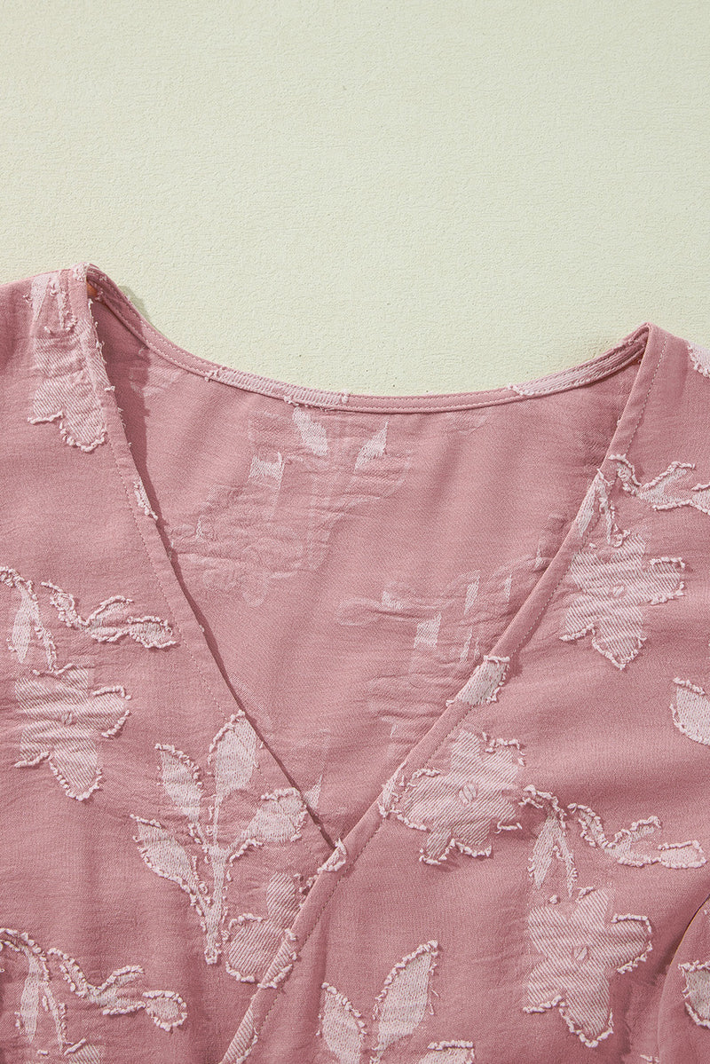 Miracle Surplice Tiered Ruffled PLUS Dress