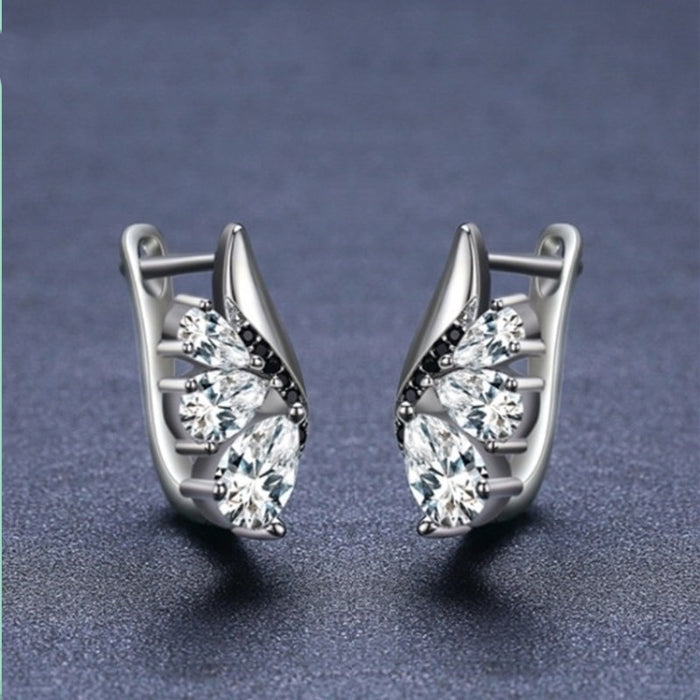 Classic Wings Shape Women's Drop-shaped Zircon
