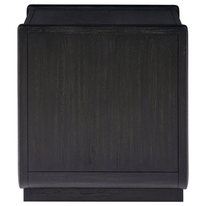 Leandro 1-drawer Wood Occasional Side End Table Burnished Black