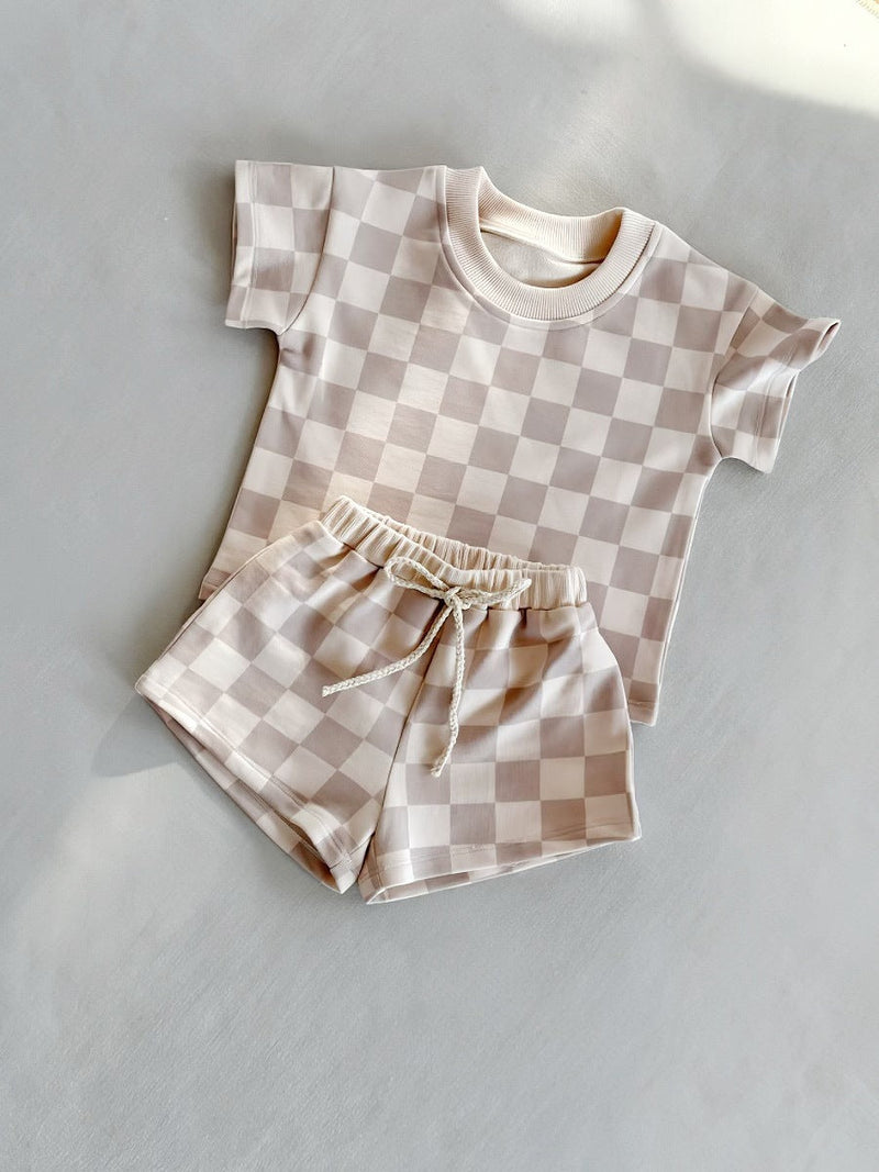 Ins Style Foreign Trade Baby Short Sleeve Suit
