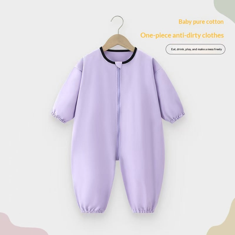 Baby Coverall Crawling Cotton UV-Protective Jumpsuit