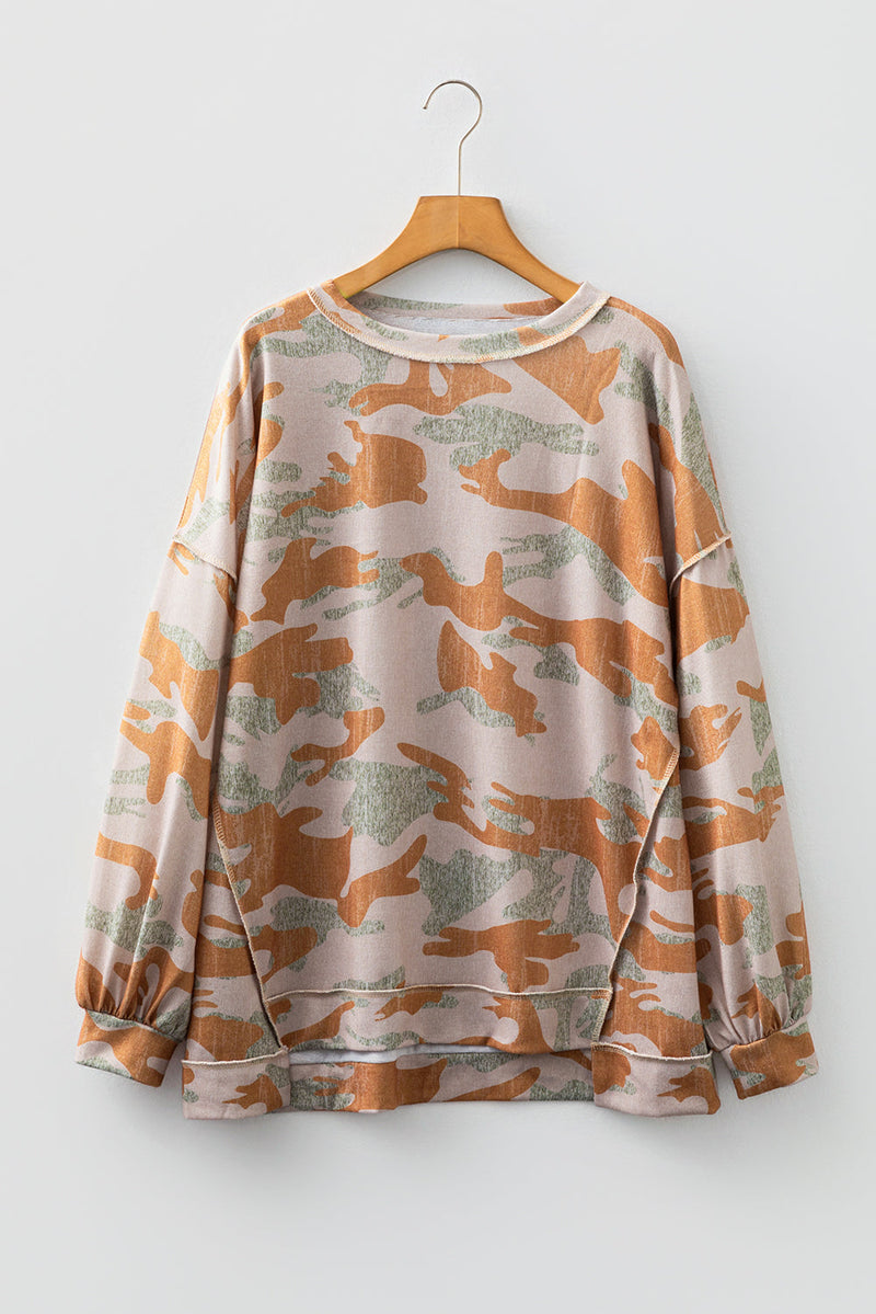 Elliot Patchwork Drop Shoulder Sweatshirt