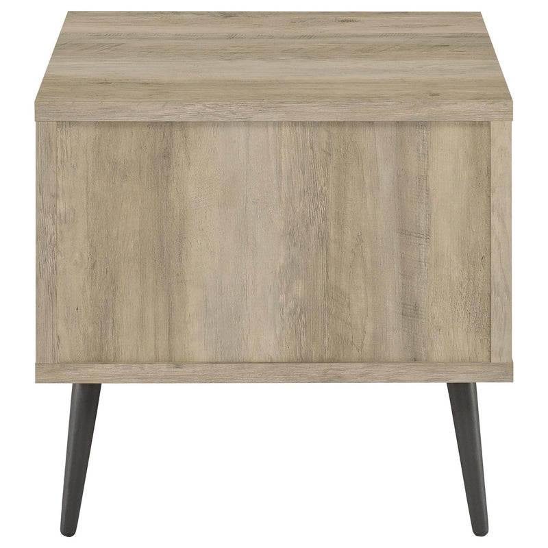 Welsh 2-piece Coffee and End Table Set Distressed Pine