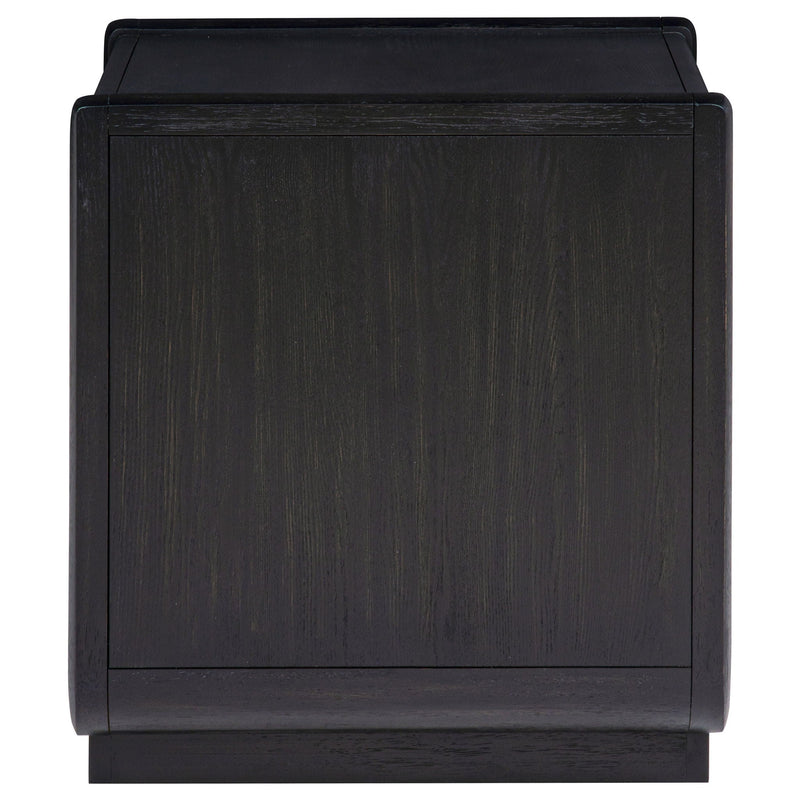 Leandro 2-piece Wood Coffee and End Table Set Burnished Black
