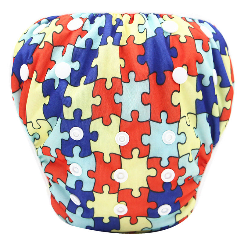 Fashionable Children's Cartoon Swim Trunks