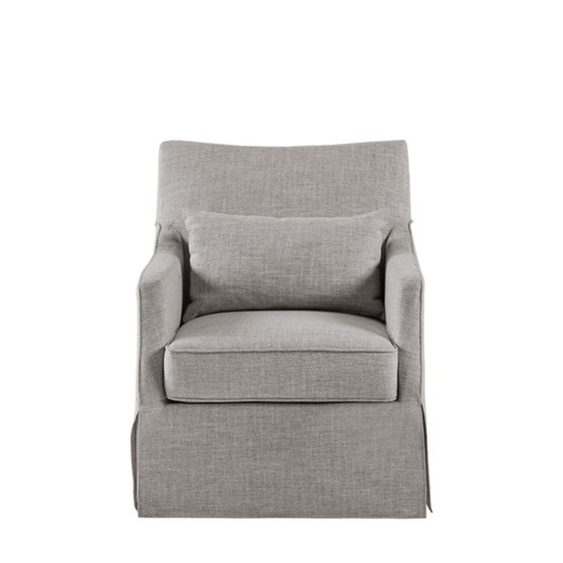 Traditional Design London Skirted Swivel Chair