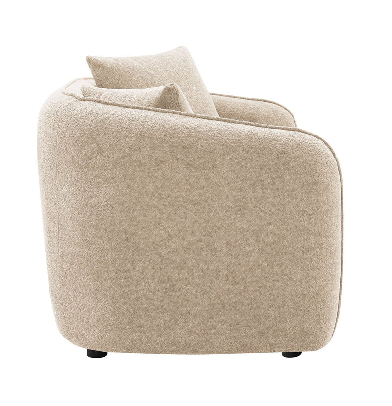 Keith - Loveseat With 2 Matching Color Toss Pillows