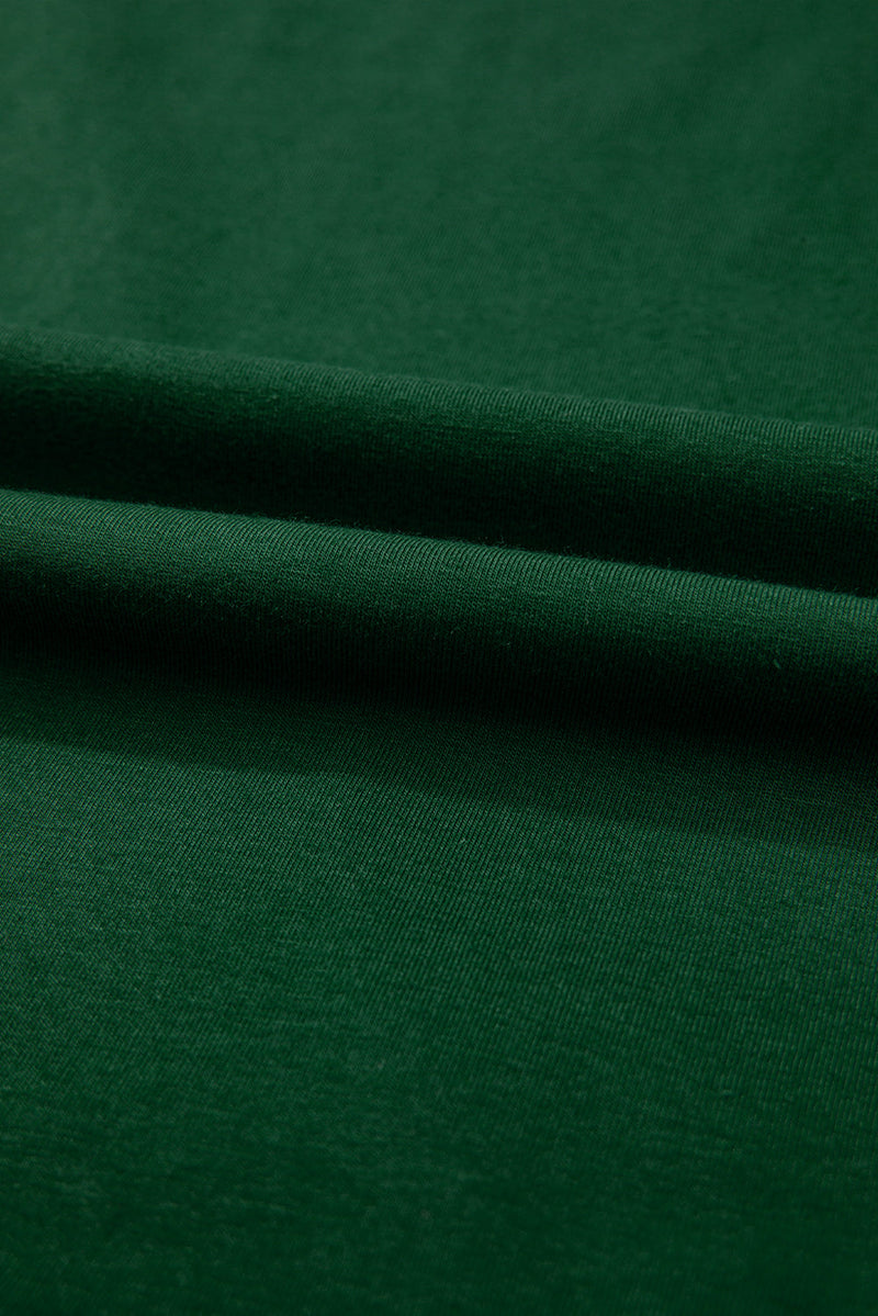 Alejandra Detail Solid Color Long Sleeve Top